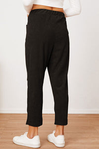 Pocketed Elastic Waist Pants - Pahabu - Women's Clothing & Shop