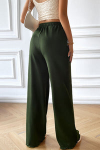 Devine Drawstring Wide Leg Pants with Pocketed - Pahabu - Women's Clothing & Shop