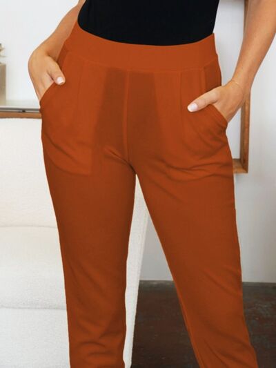 FAM-FAM Pocketed High Waist Skinny Pants - Pahabu - Women's Clothing & Shop