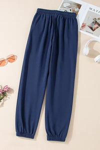 Drawstring Joggers with Pockets - Pahabu - Women's Clothing & Shop