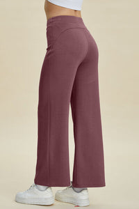 Basic Bae Full Size Air Scuba Drawstring Wide Leg Pants - Pahabu - Women's Clothing & Shop