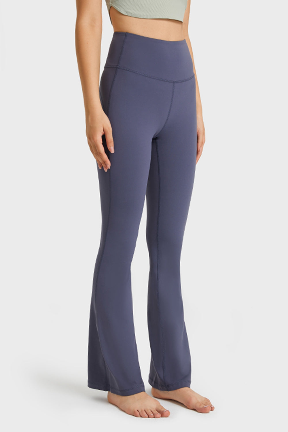 Millennia Elastic Waist Flare Yoga Pants - Pahabu - Women's Clothing & Shop