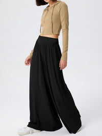 High Waist Wide Leg Pants - Pahabu - Women's Clothing & Shop