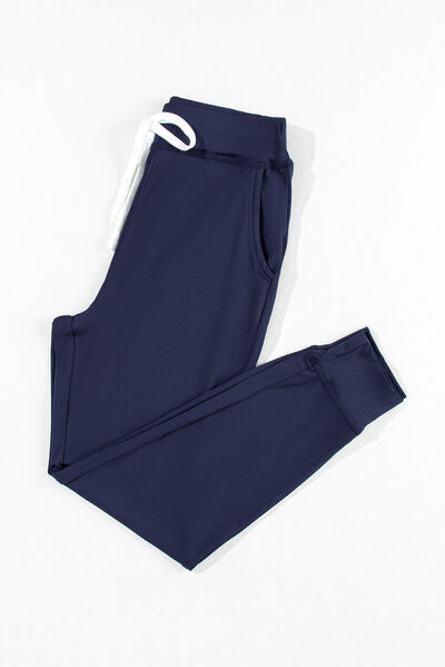 Drawstring Joggers with Pockets - Pahabu - Women's Clothing & Shop