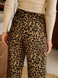 Leopard Wide Leg Pants - Pahabu - Women's Clothing & Shop