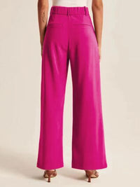 High Waist Wide Leg Pants - Pahabu - Women's Clothing & Shop