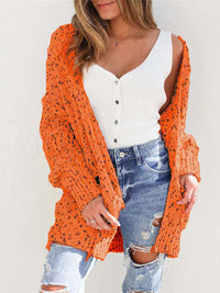 Multicolored Open Front Cardigan - Pahabu - Women's Clothing & Shop