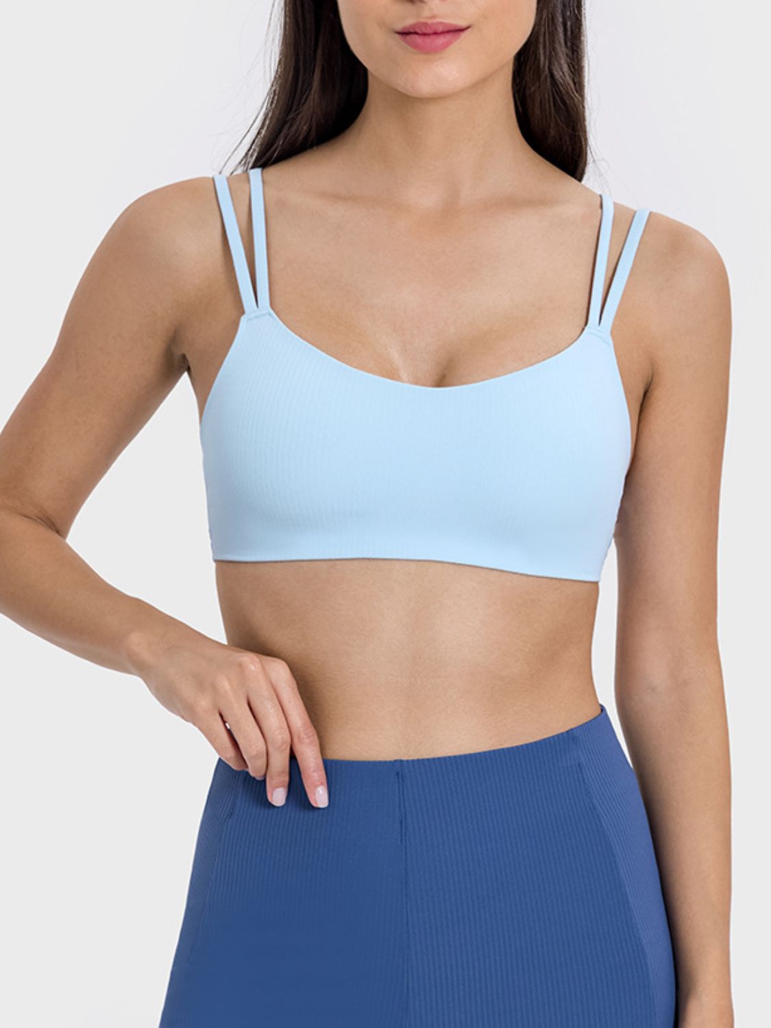 Millennia Scoop Neck Double Strap Active Cami - Pahabu - Women's Clothing & Shop