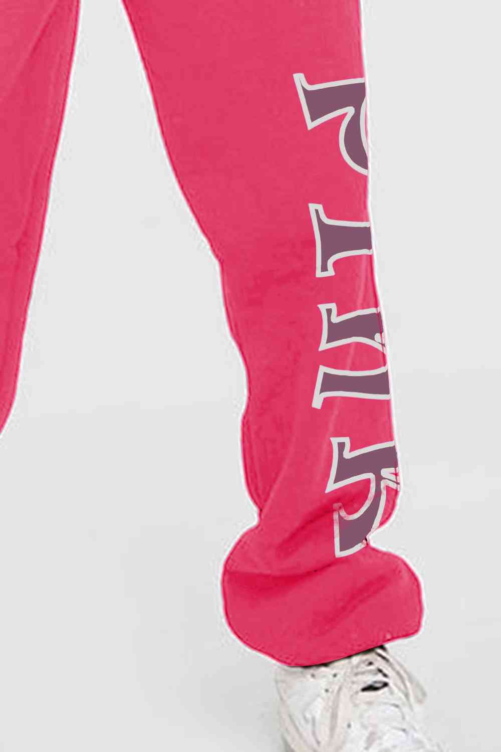 Simply Love Full Size PINK Graphic Sweatpants - Pahabu - Women's Clothing & Shop