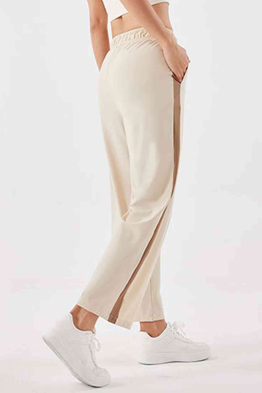 Seam Detail Long Pants - Pahabu - Women's Clothing & Shop