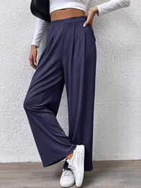 Perfee High Waist Straight Pants - Pahabu - Women's Clothing & Shop