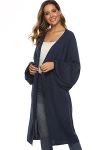 Long Sleeve Open Front Cardigan - Pahabu - Women's Clothing & Shop