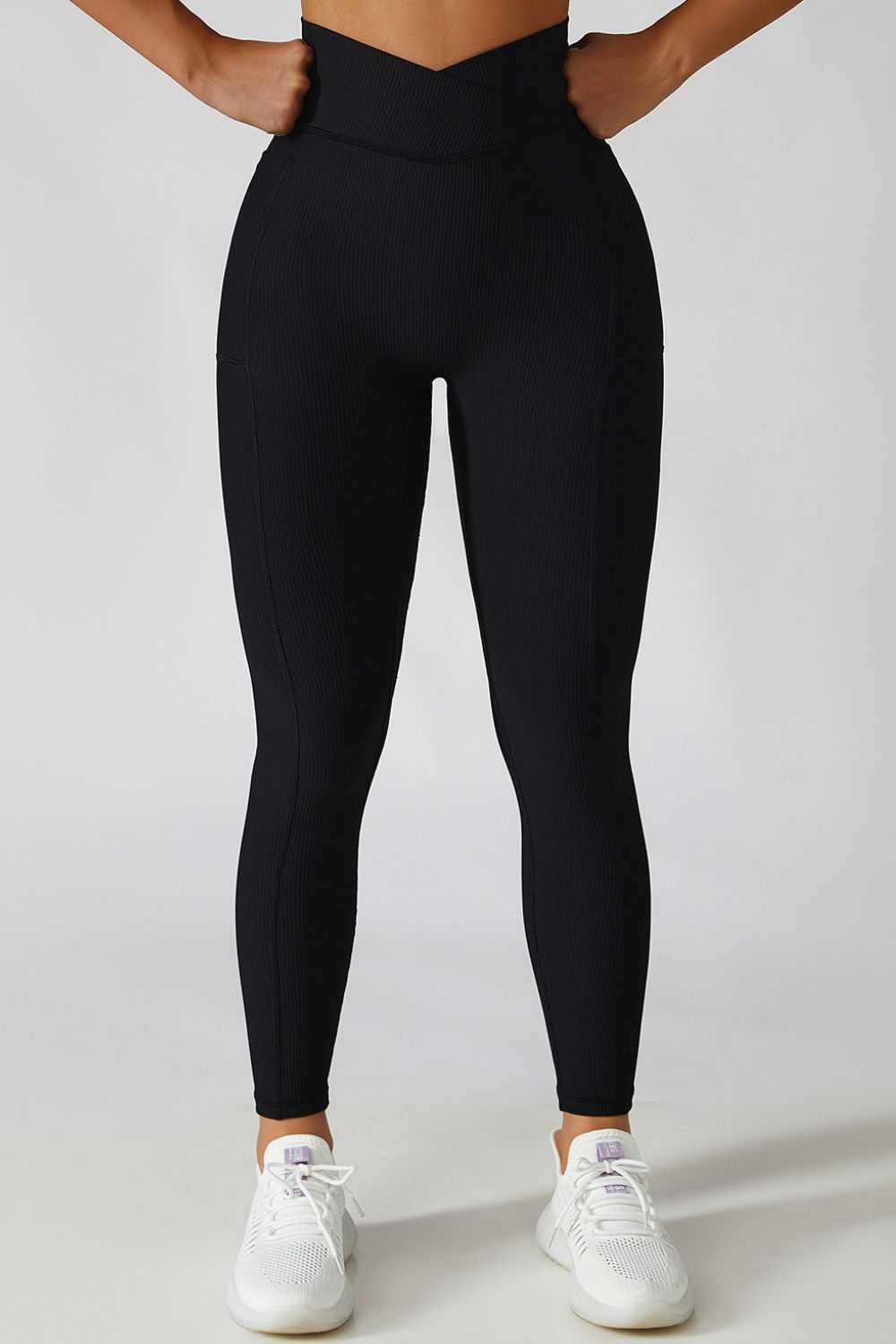 Basic Bae Crossover Waist Active Leggings - Pahabu - Women's Clothing & Shop