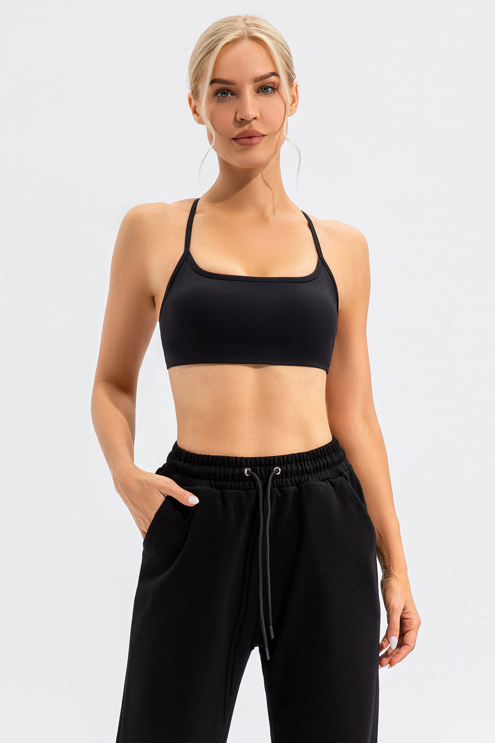 Crisscross Spaghetti Strap Active Cami - Pahabu - Women's Clothing & Shop