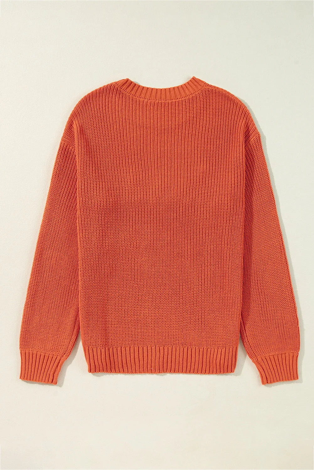 THANKSGIVING Round Neck Long Sleeve Sweater - Pahabu - Women's Clothing & Shop