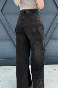 High Rise Wide Leg Jeans with Pockets - Pahabu - Women's Clothing & Shop