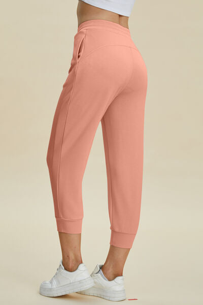 Basic Bae Full Size Air Scuba Drawstring High Waist Cropped Pants - Pahabu - Women's Clothing & Shop