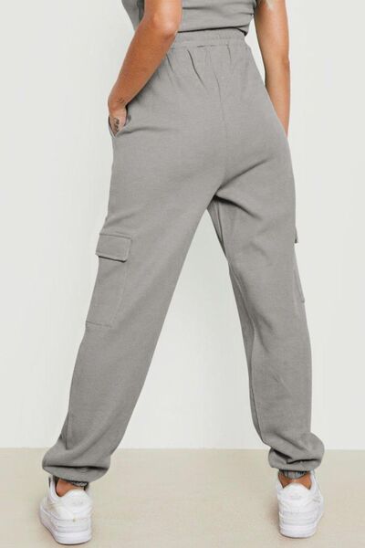 Drawstring Joggers with Pockets - Pahabu - Women's Clothing & Shop