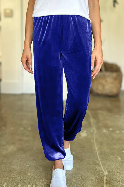 FAM-FAM Pocketed Elastic Waist Joggers - Pahabu - Women's Clothing & Shop