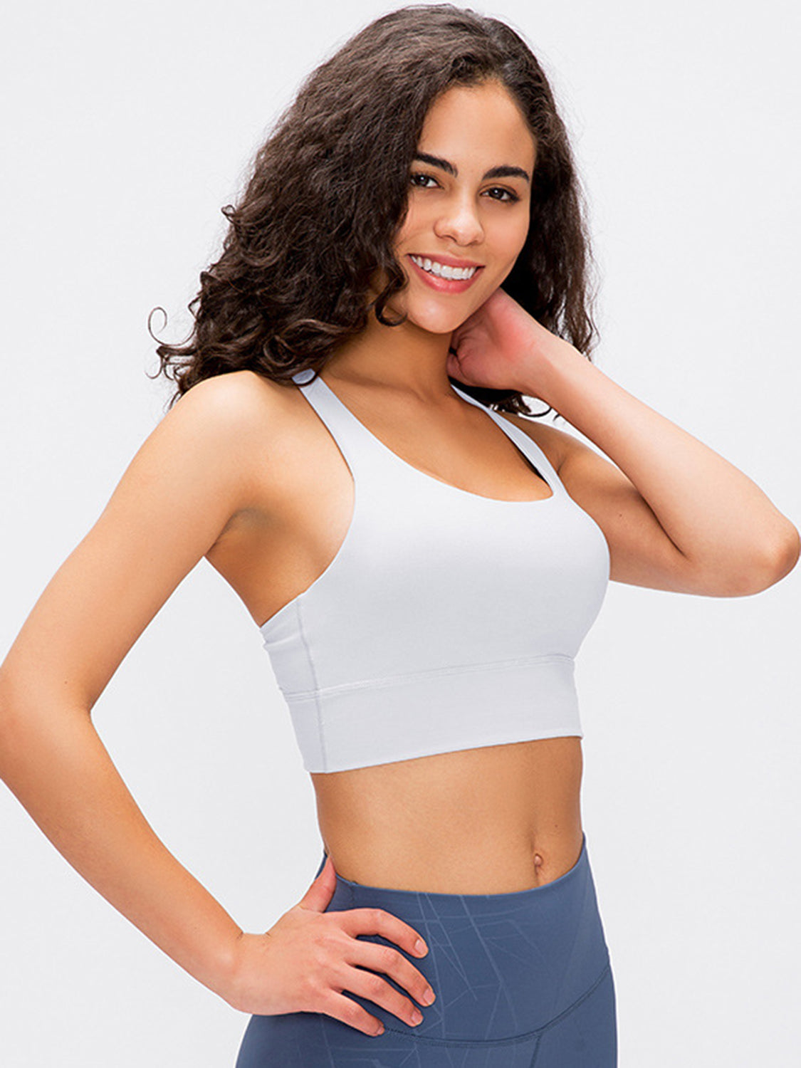 Millennia Crisscross Scoop Neck Active Tank - Pahabu - Women's Clothing & Shop