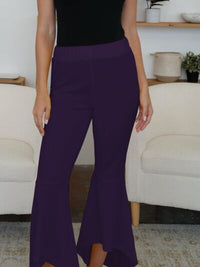 FAM-FAM High-Low Bootcut Pants - Pahabu - Women's Clothing & Shop