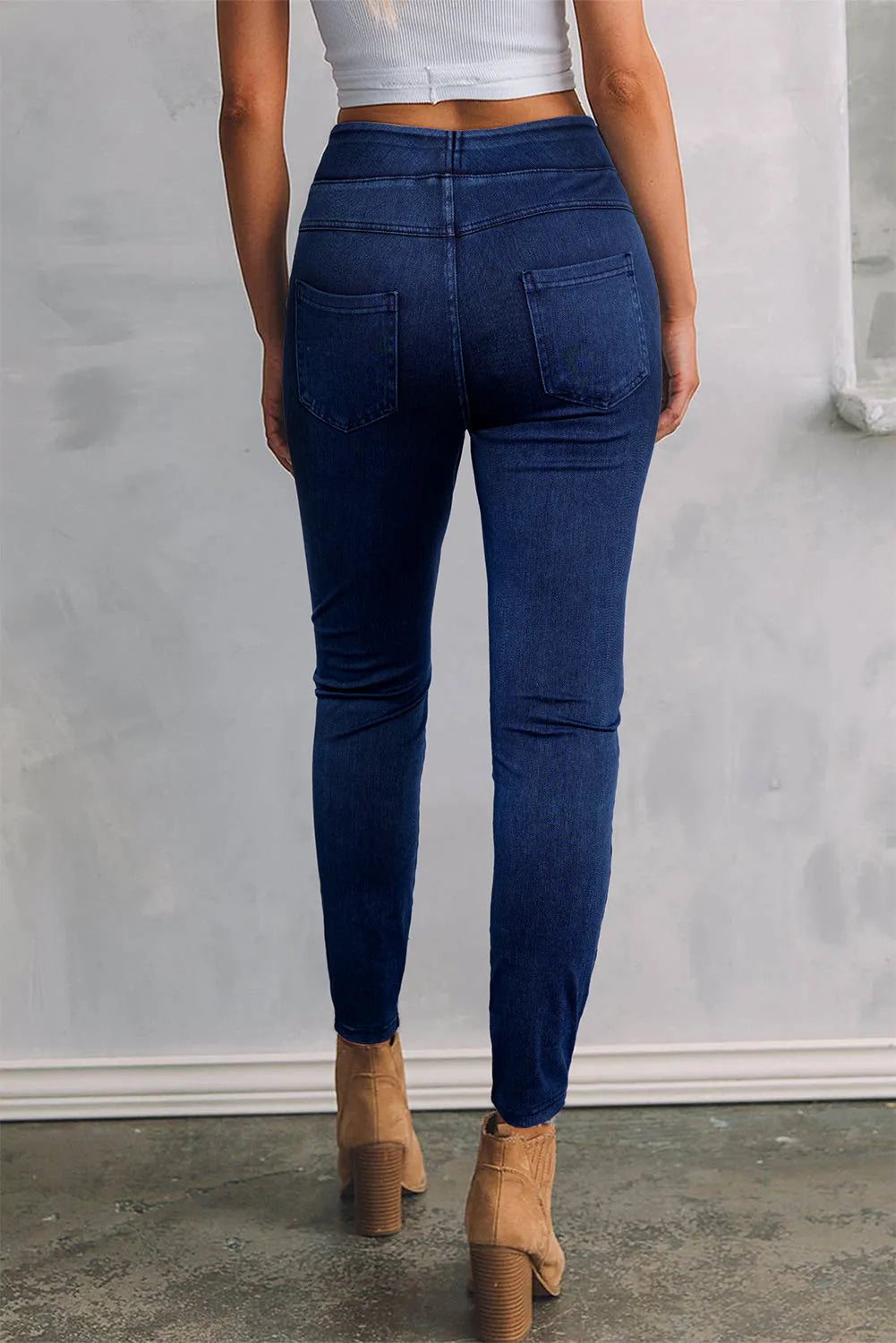 Skinny Jeans with Pockets - Pahabu - Women's Clothing & Shop