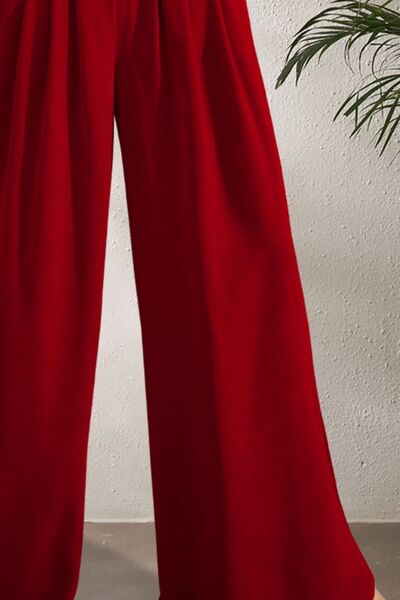 FAM-FAM High Waist Wide Leg Pants - Pahabu - Women's Clothing & Shop