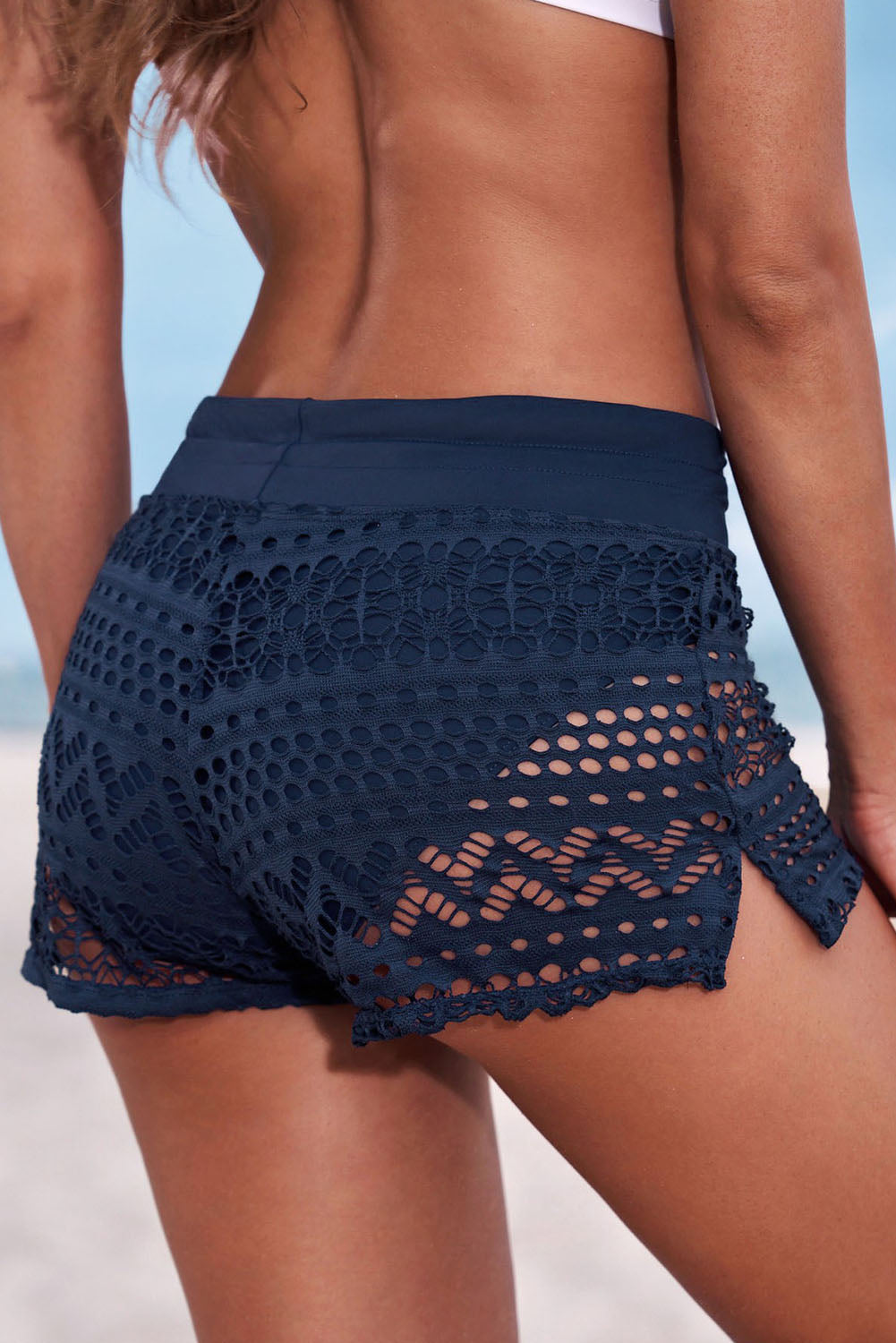 Full Size Drawstring Waist Swim Shorts - Pahabu - Women's Clothing & Shop