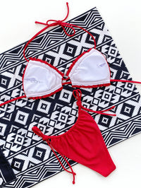 Frill Trill Halter Neck Bikini Set - Pahabu - Women's Clothing & Shop