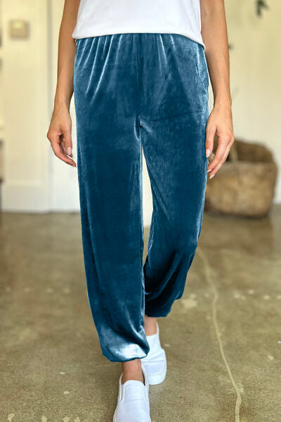 FAM-FAM Pocketed Elastic Waist Joggers - Pahabu - Women's Clothing & Shop