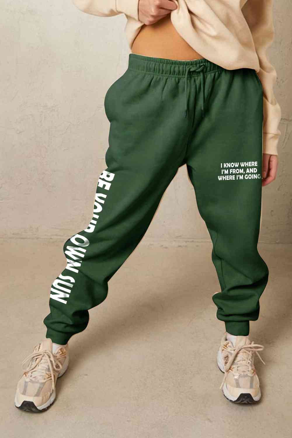 Simply Love Full Size BE YOUR OWN SUN Graphic Sweatpants - Pahabu - Women's Clothing & Shop