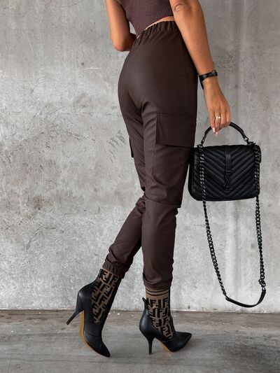 Drawstring Pants with Pockets - Pahabu - Women's Clothing & Shop