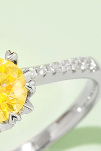 1 Carat Moissanite 925 Sterling Silver Ring - Pahabu - Women's Clothing & Shop
