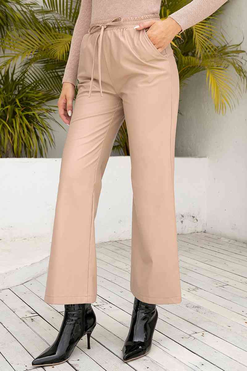 Ivy Lane Drawstring Wide Leg Long Pants - Pahabu - Women's Clothing & Shop