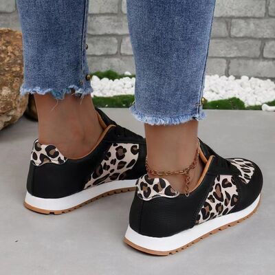Tied Printed PU Leather Athletic - Pahabu - Women's Clothing & Shop