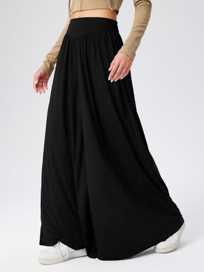 High Waist Wide Leg Pants - Pahabu - Women's Clothing & Shop