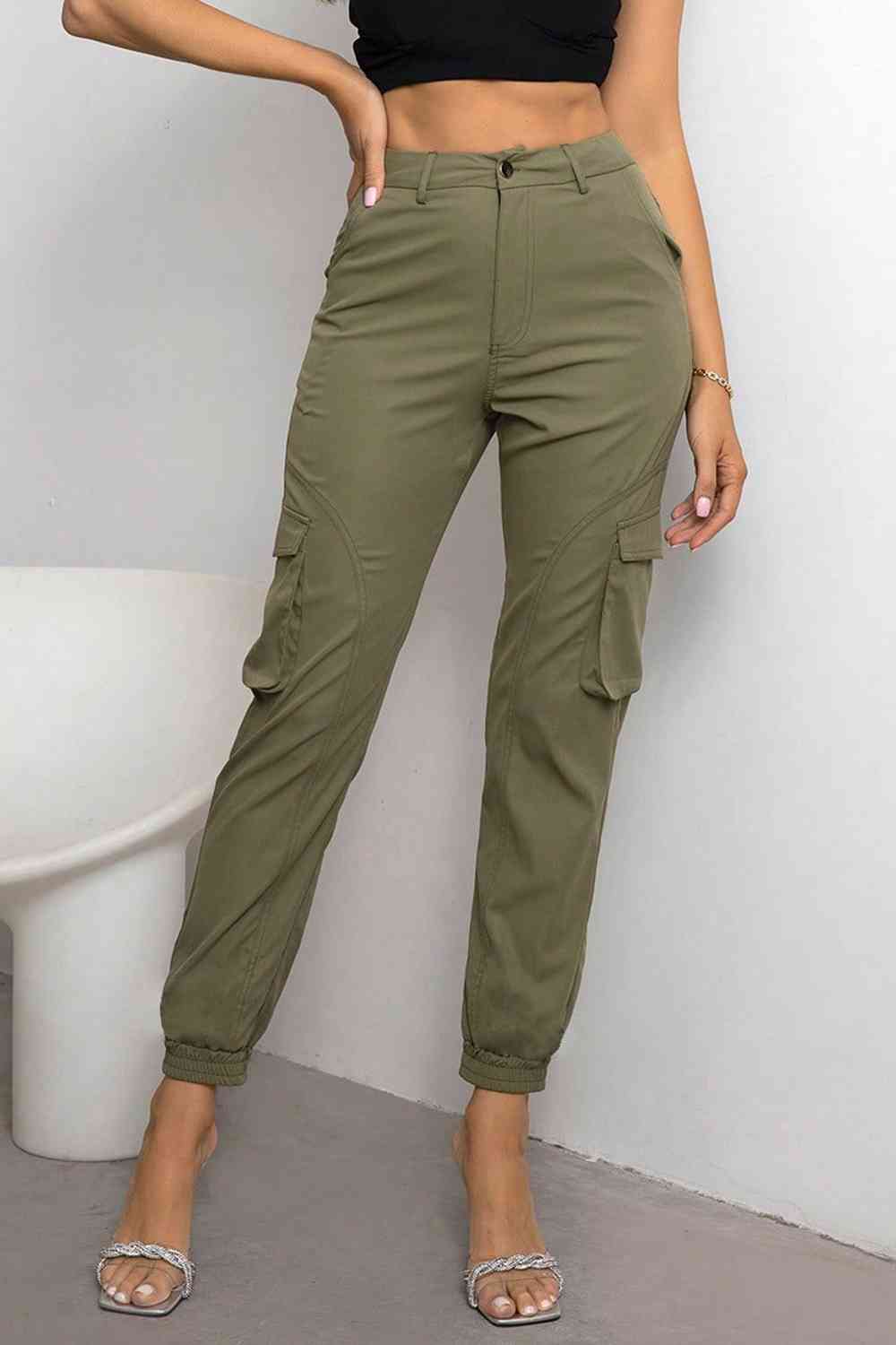 High Waist Cargo Pants - Pahabu - Women's Clothing & Shop