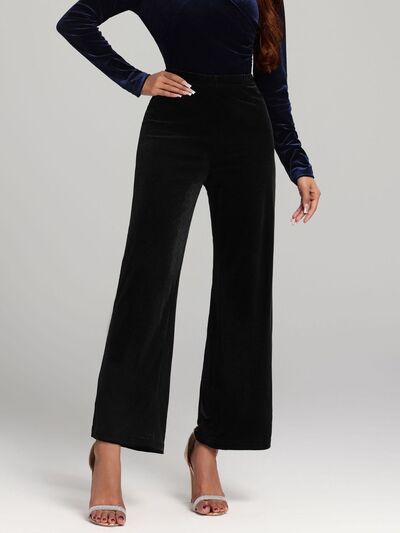 High Waist Wide Leg Pants - Pahabu - Women's Clothing & Shop