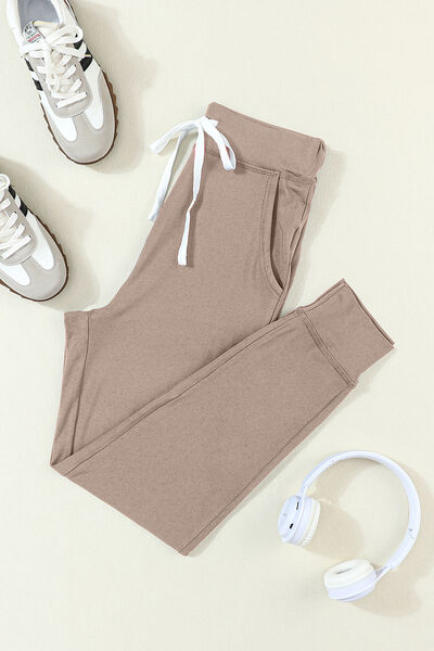 Drawstring Joggers with Pockets - Pahabu - Women's Clothing & Shop