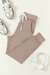 Drawstring Joggers with Pockets - Pahabu - Women's Clothing & Shop
