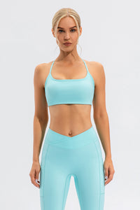 Crisscross Spaghetti Strap Active Cami - Pahabu - Women's Clothing & Shop