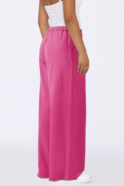 High Waist Wide Leg Pants - Pahabu - Women's Clothing & Shop