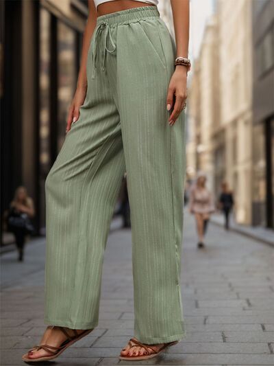 High Waist Wide Leg Pants - Pahabu - Women's Clothing & Shop