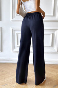 Devine Drawstring Wide Leg Pants with Pocketed - Pahabu - Women's Clothing & Shop