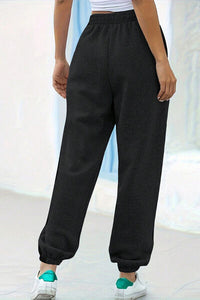 Elastic Waist Joggers with Pockets - Pahabu - Women's Clothing & Shop