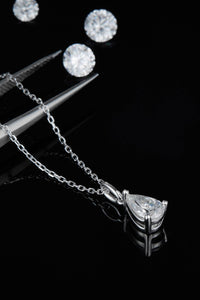1 Carat Moissanite 925 Sterling Silver Necklace - Pahabu - Women's Clothing & Shop