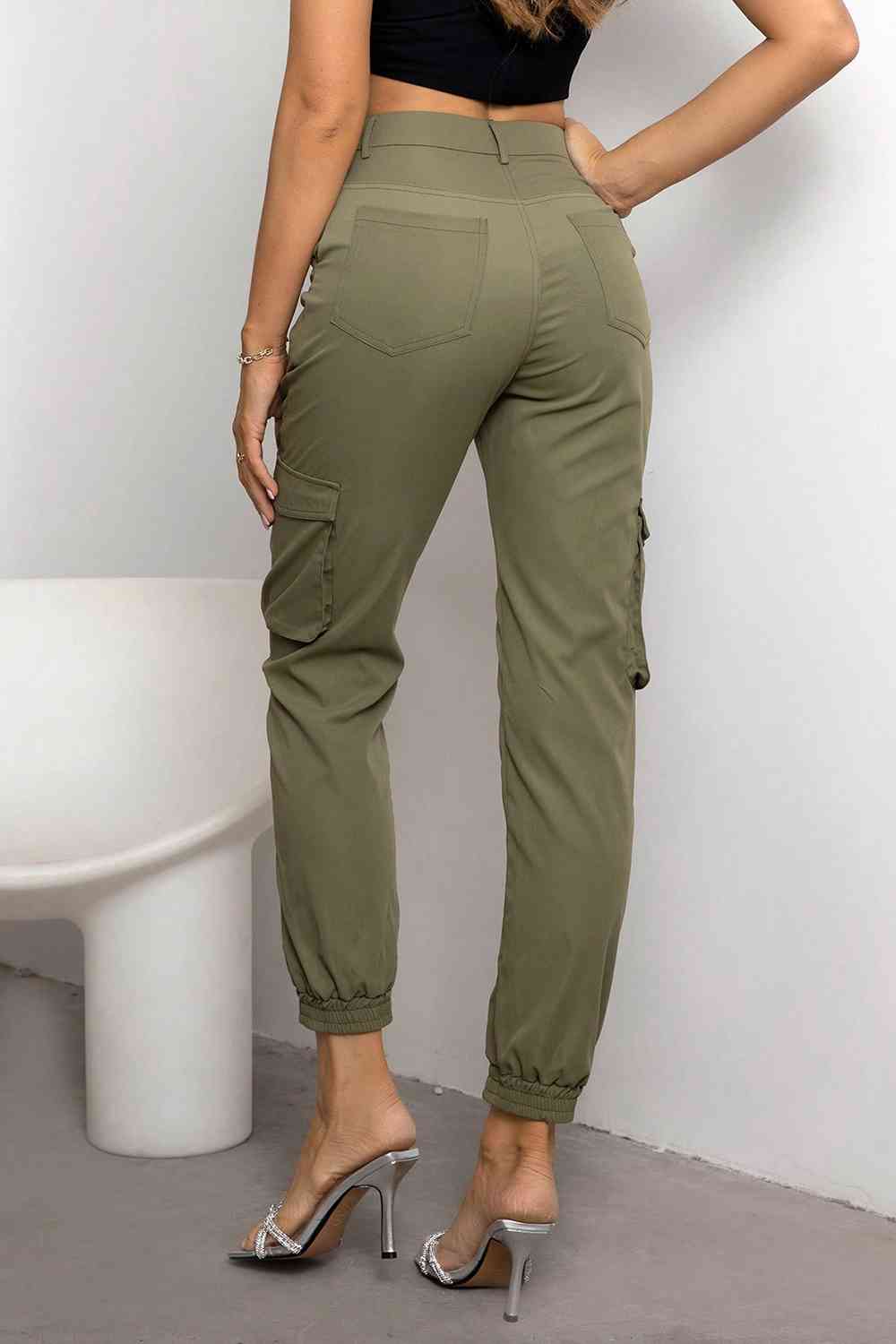High Waist Cargo Pants - Pahabu - Women's Clothing & Shop