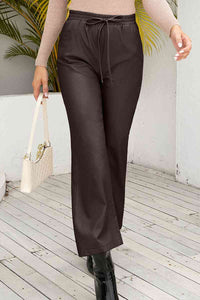 Ivy Lane Drawstring Wide Leg Long Pants - Pahabu - Women's Clothing & Shop