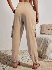 Tied Joggers with Pockets - Pahabu - Women's Clothing & Shop