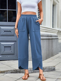 Lovelet Elastic Waist Wide Leg Pants - Pahabu - Women's Clothing & Shop